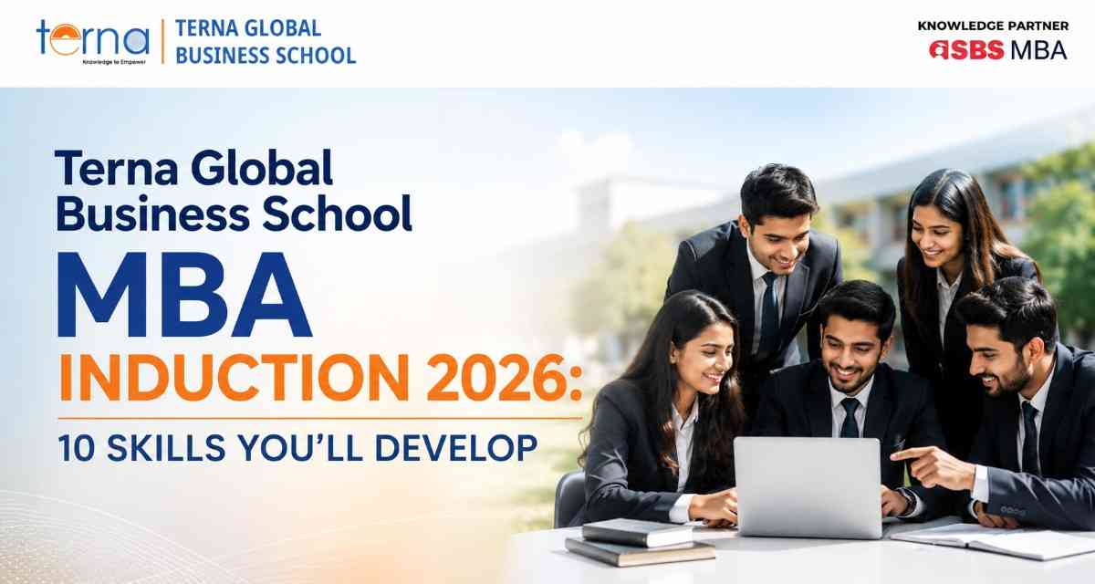 Terna Global Business School MBA Induction 2026: 10 Skills You'll Develop