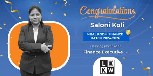 Finance Executive Saloni Koli TGBS