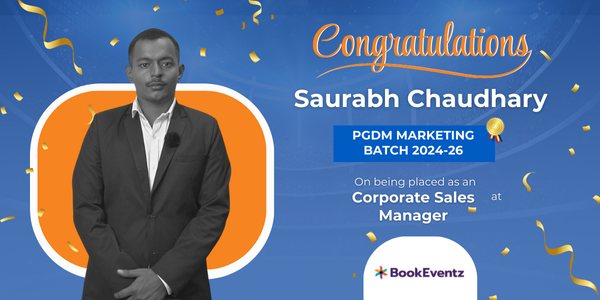 Saurabh Chaudhary Joins BookEventz